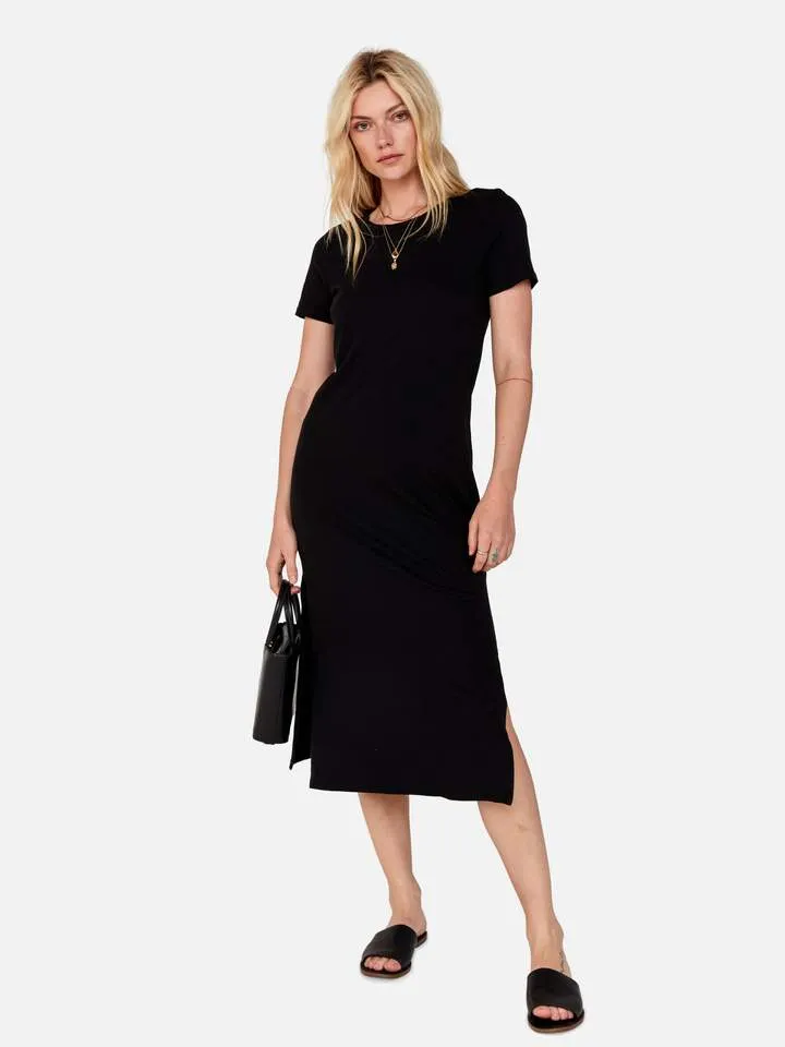MATE The Label Dana Midi Dress (Black)