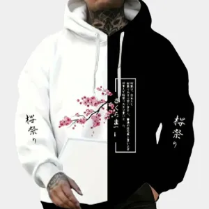 Men's Bradley Casual Printed Hoodie