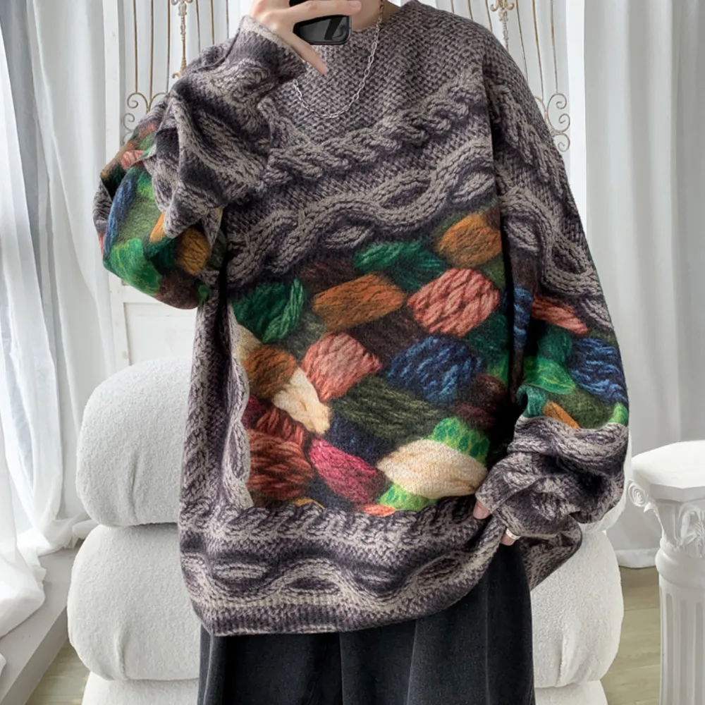 Men's Casual Fit Ferke Knit Sweater for Comfort