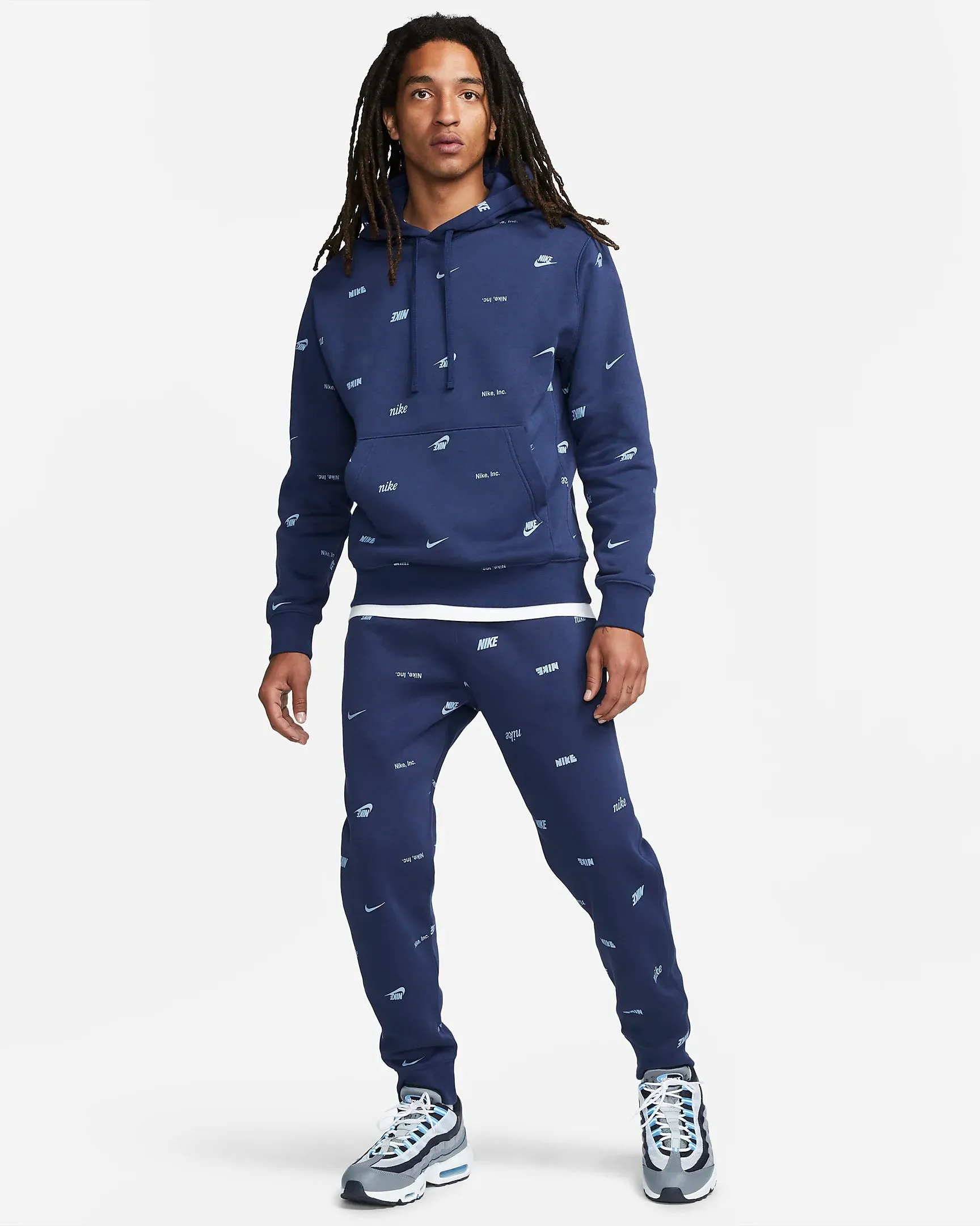 Men's Club Fleece All-Over Print Pullover Hoodie