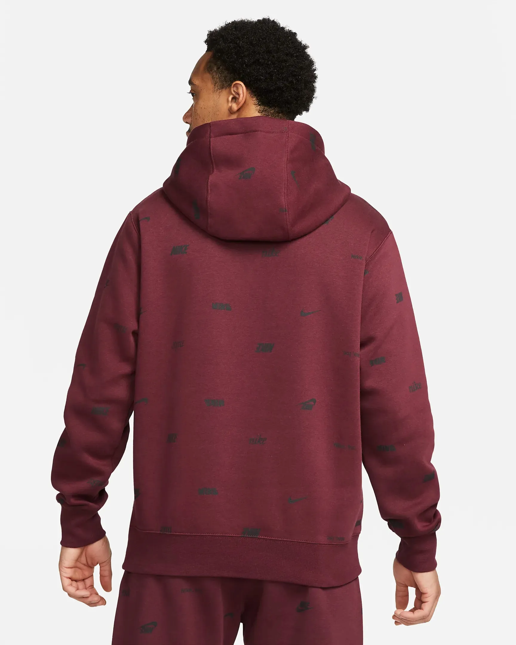 Men's Club Fleece All-Over Print Pullover Hoodie