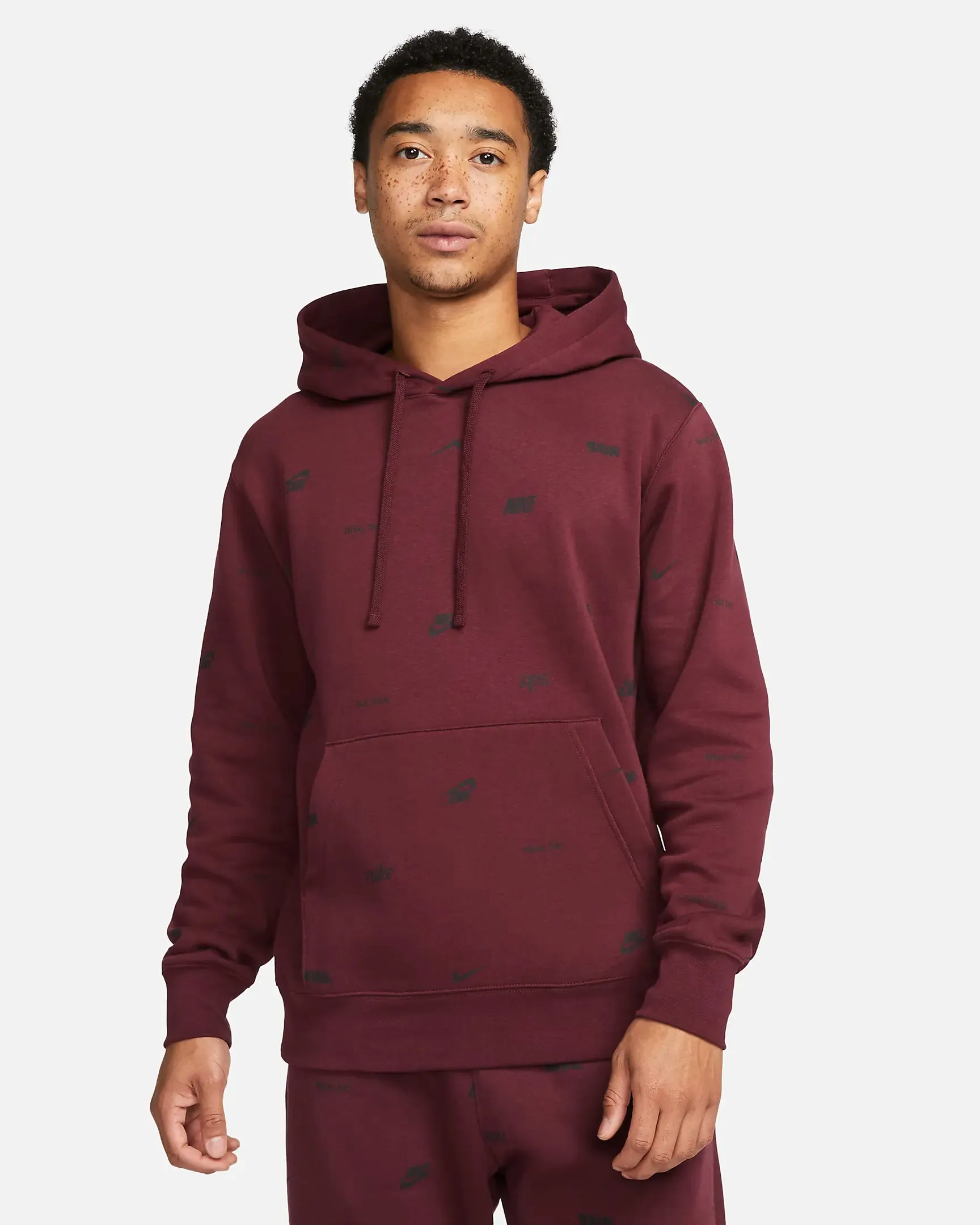 Men's Club Fleece All-Over Print Pullover Hoodie