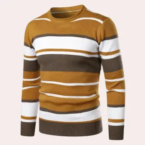 Men's MELIKO Casual Striped Sweater
