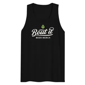 Men's Premium Cotton Tank Top | Light logo