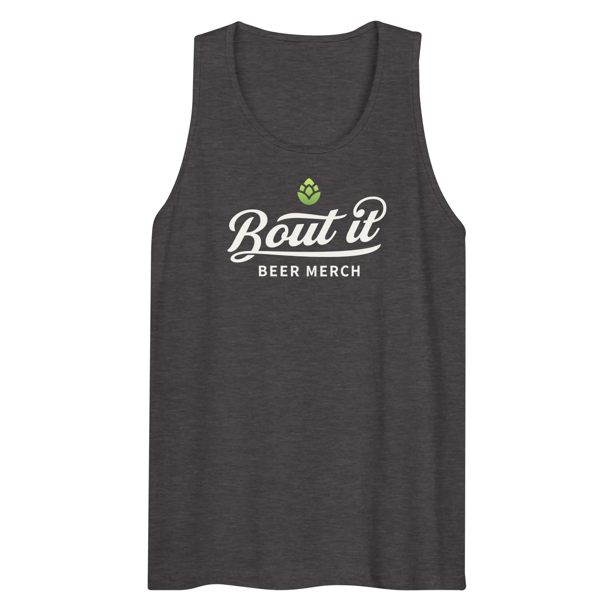 Men's Premium Cotton Tank Top | Light logo