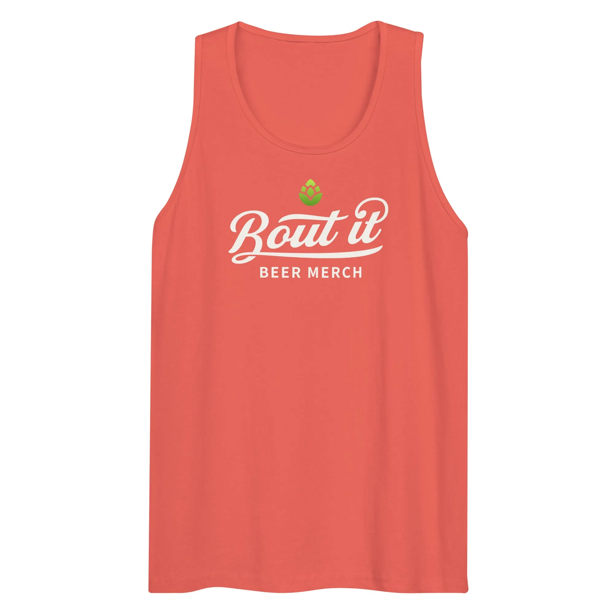 Men's Premium Cotton Tank Top | Light logo