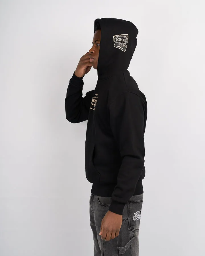 Mercier Round Up Hoodie Black