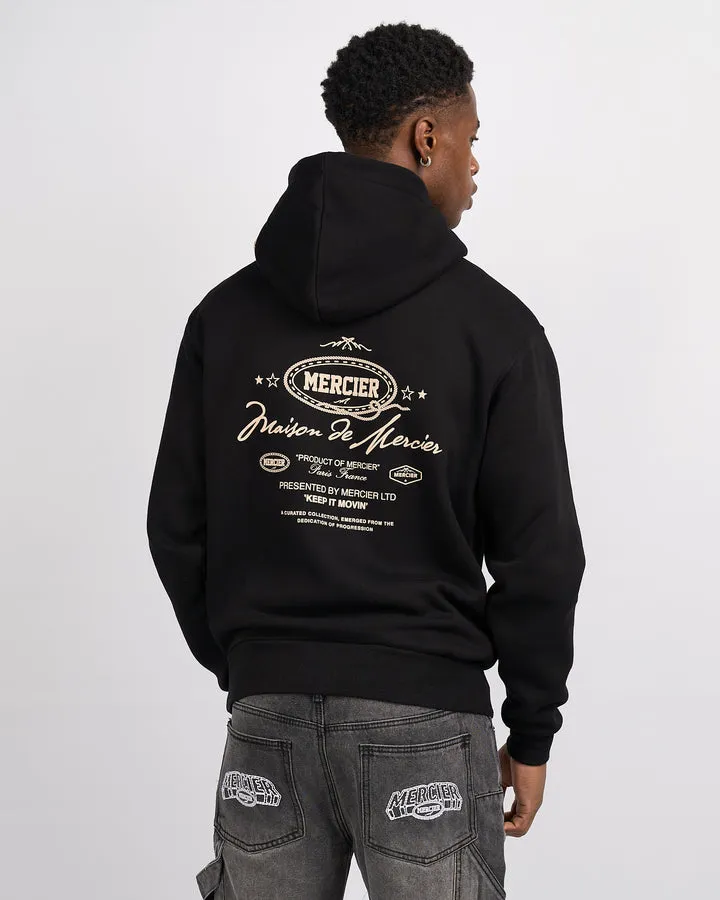 Mercier Round Up Hoodie Black