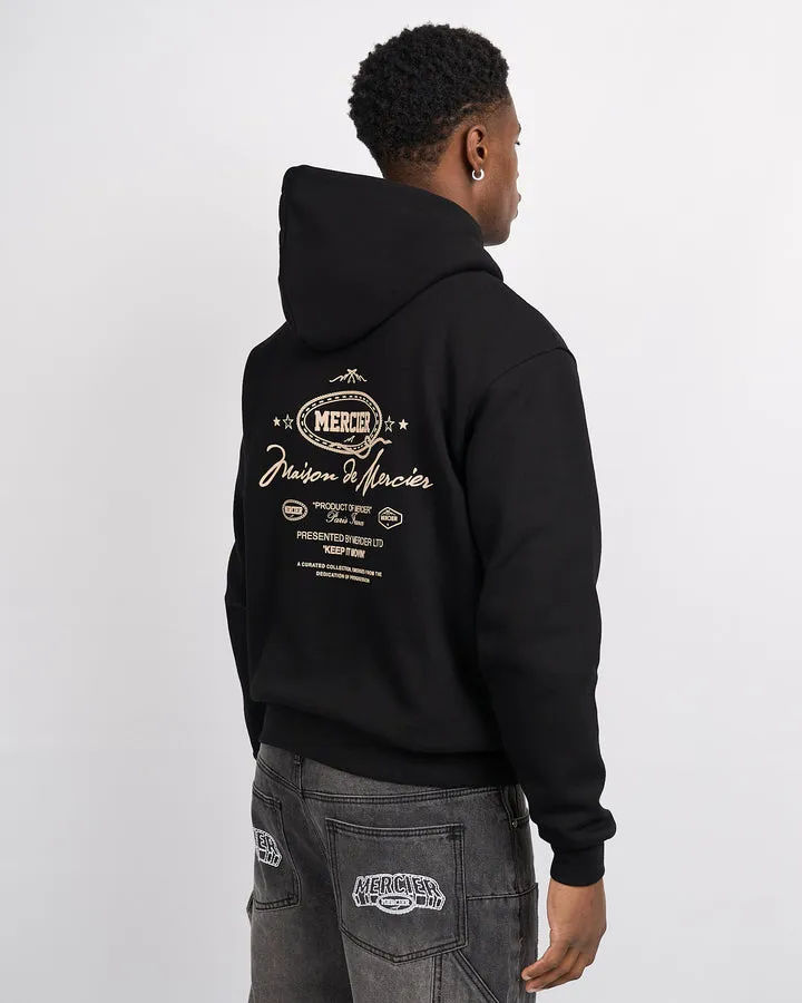 Mercier Round Up Hoodie Black