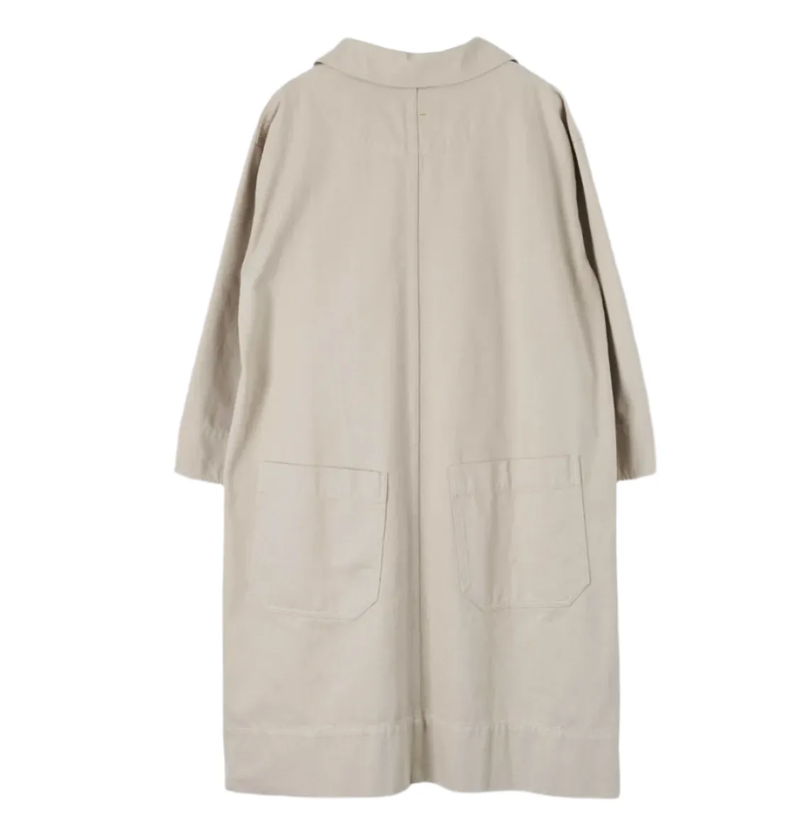 MHL W' Patch Pocket Smock  Dress Worn Cotton Drill Putty
