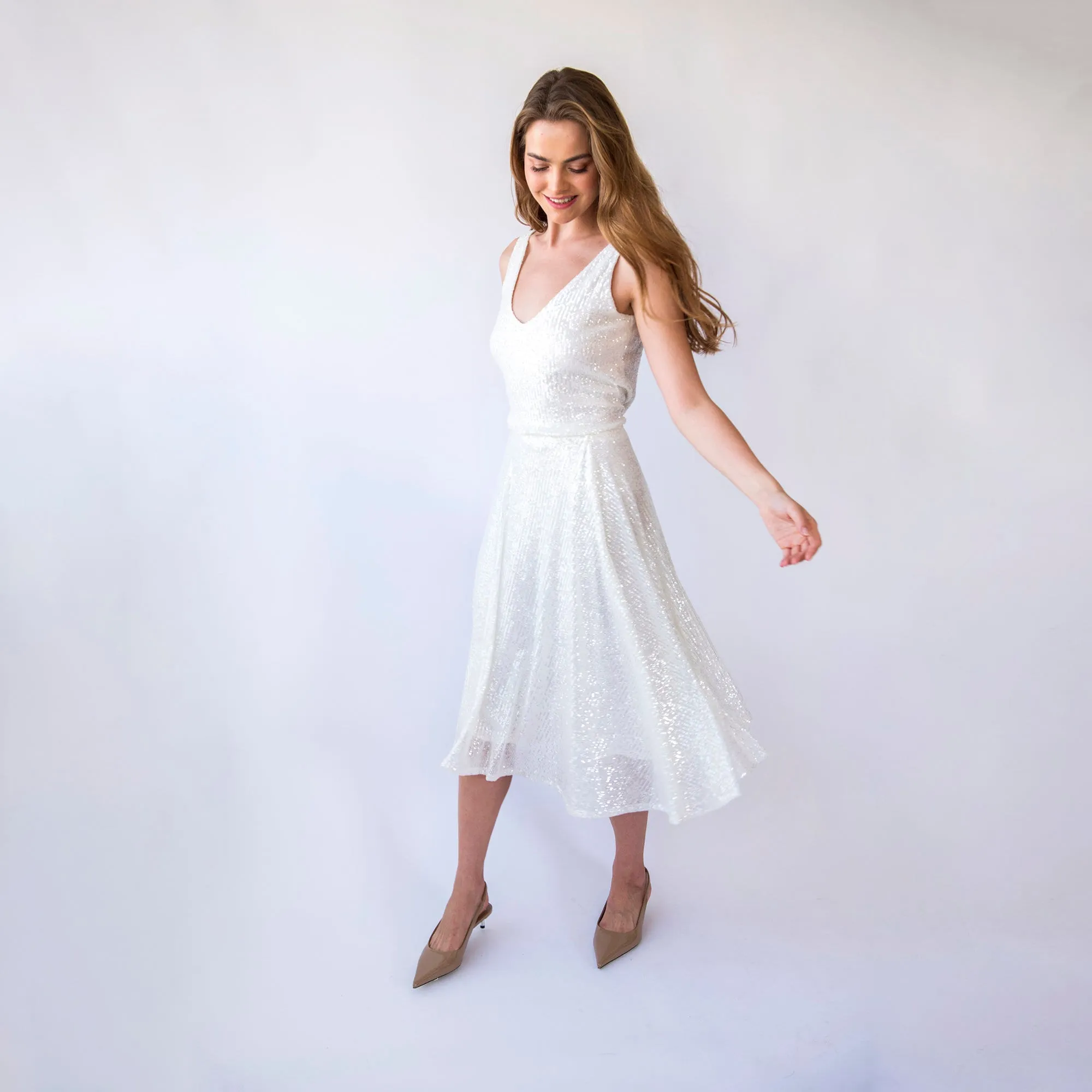 Midi-length Skirt  #3043
