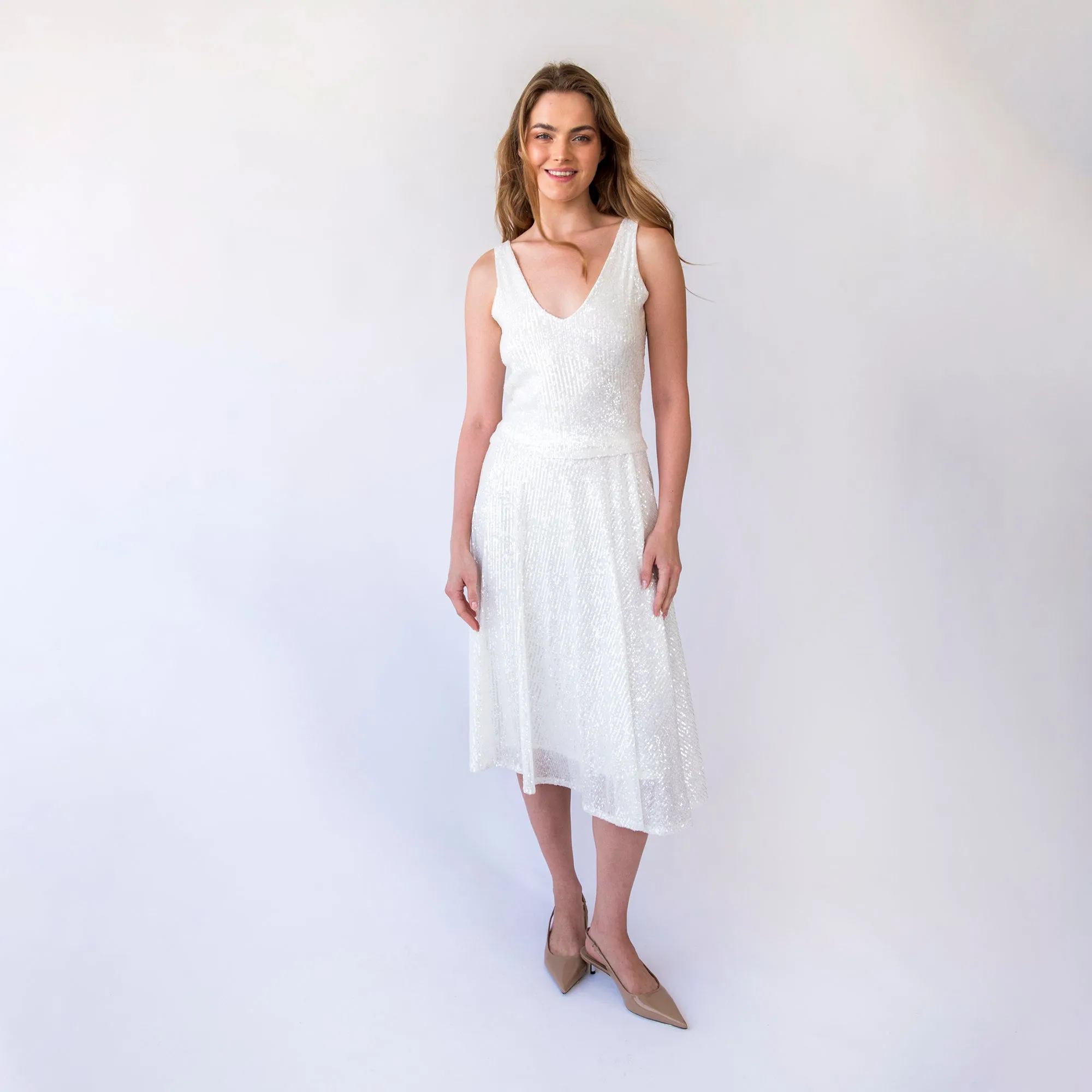 Midi-length Skirt  #3043