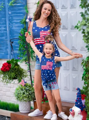 Mommy and Me Star Spangled Style Tank Top