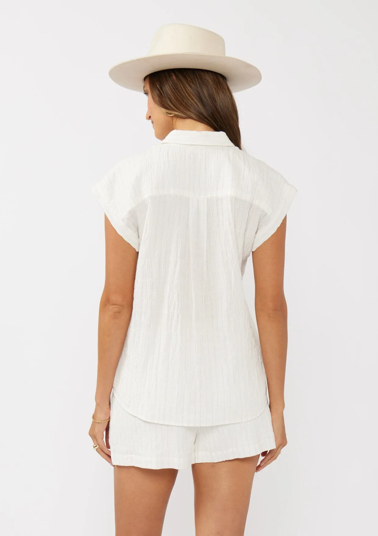Morning Light Striped Camp Shirt