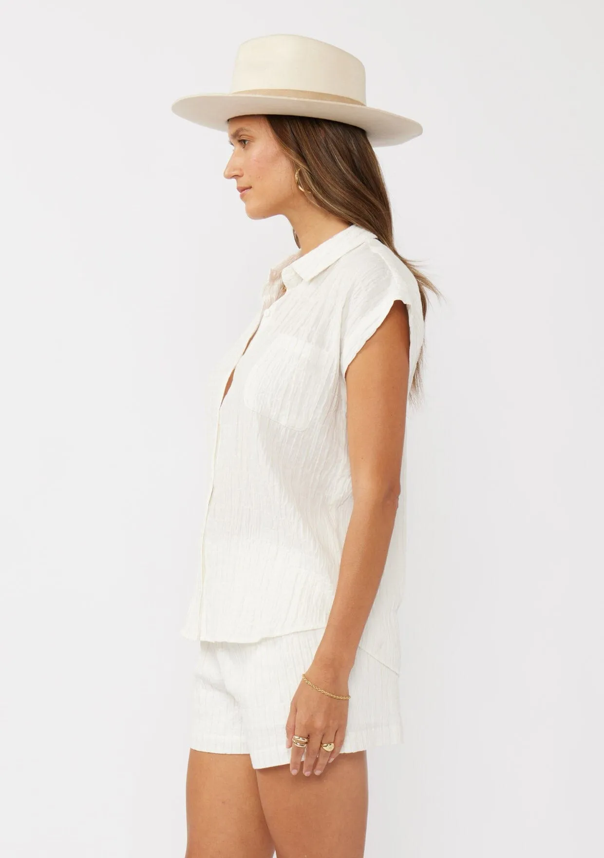 Morning Light Striped Camp Shirt