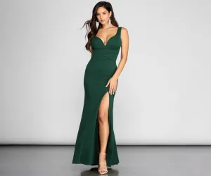 Nancy Formal Stylish High Slit Dress