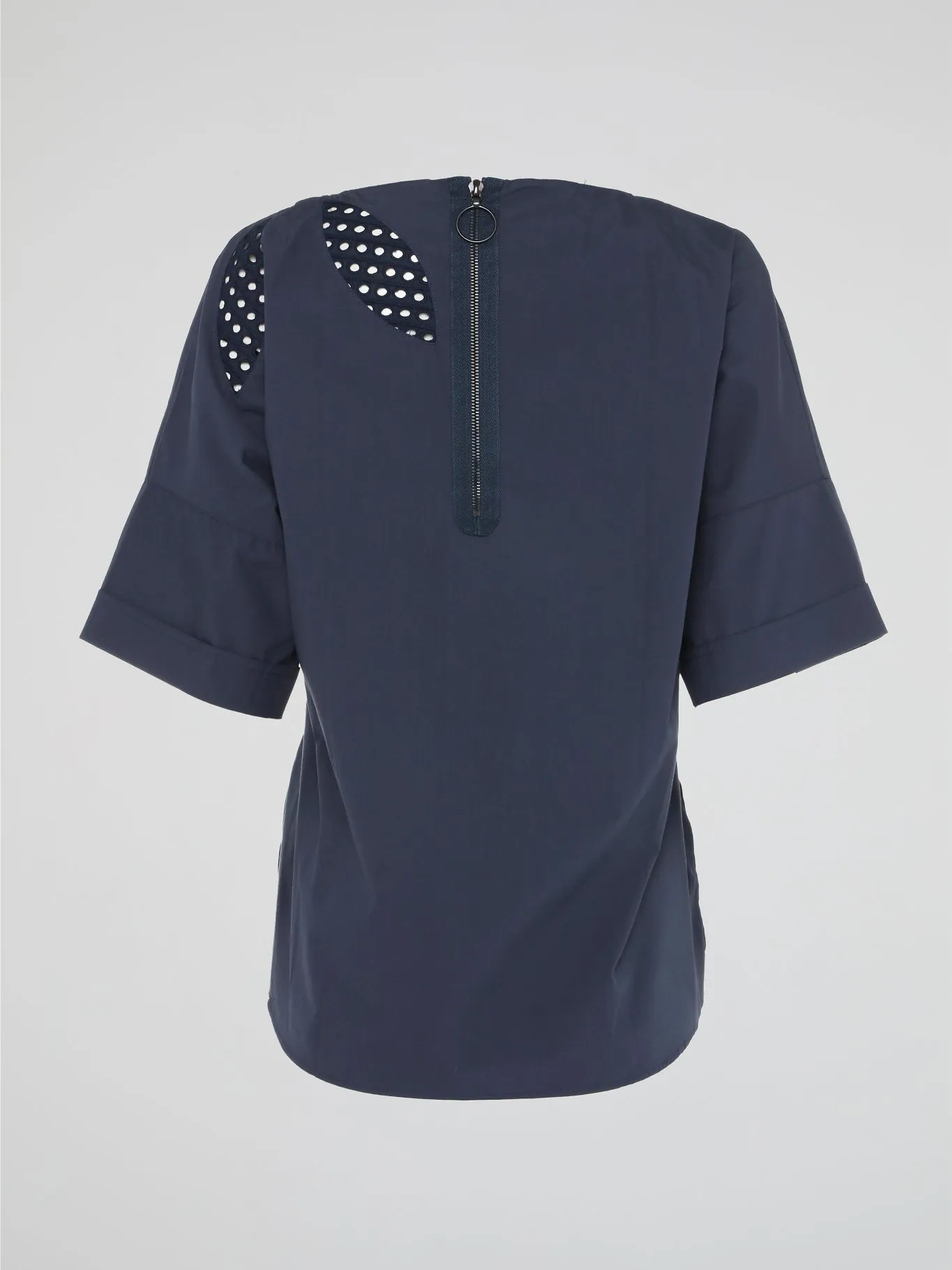 Navy Half Sleeve Top
