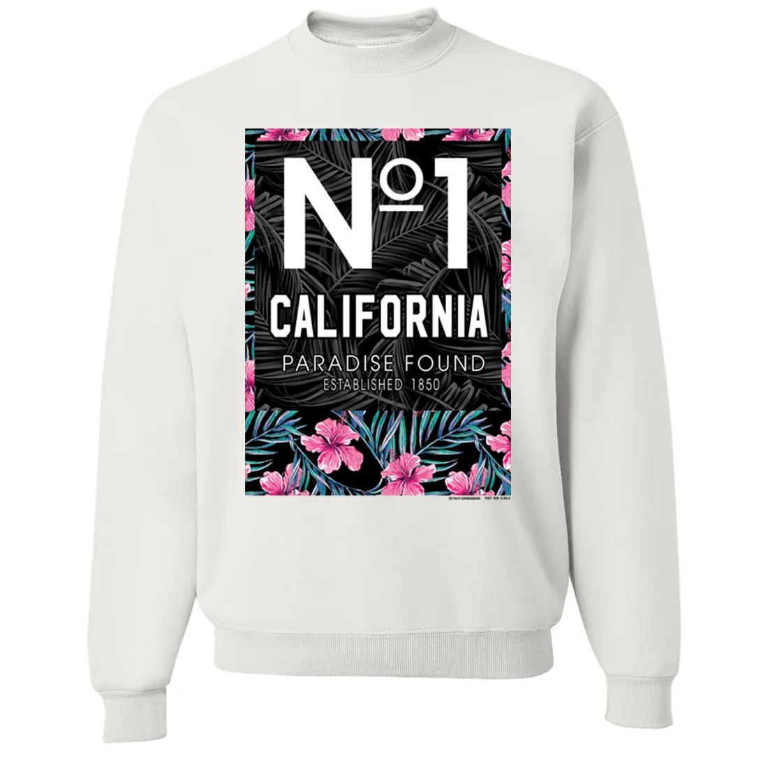 No 1 California Paradise Found Crewneck Sweatshirt