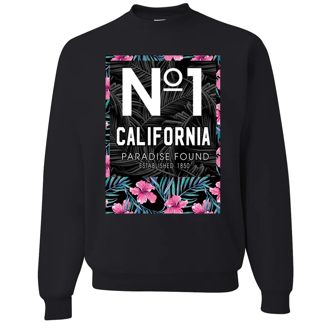 No 1 California Paradise Found Crewneck Sweatshirt
