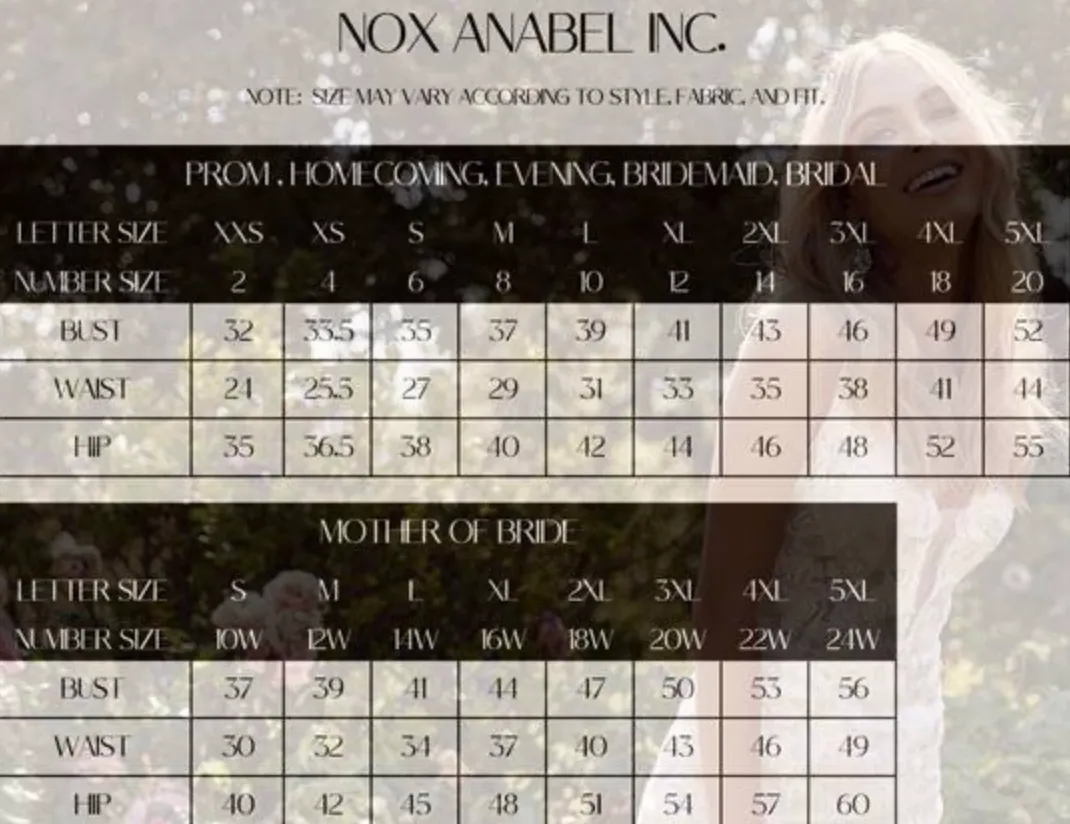 Nox Anabel Evening Gown Y1475