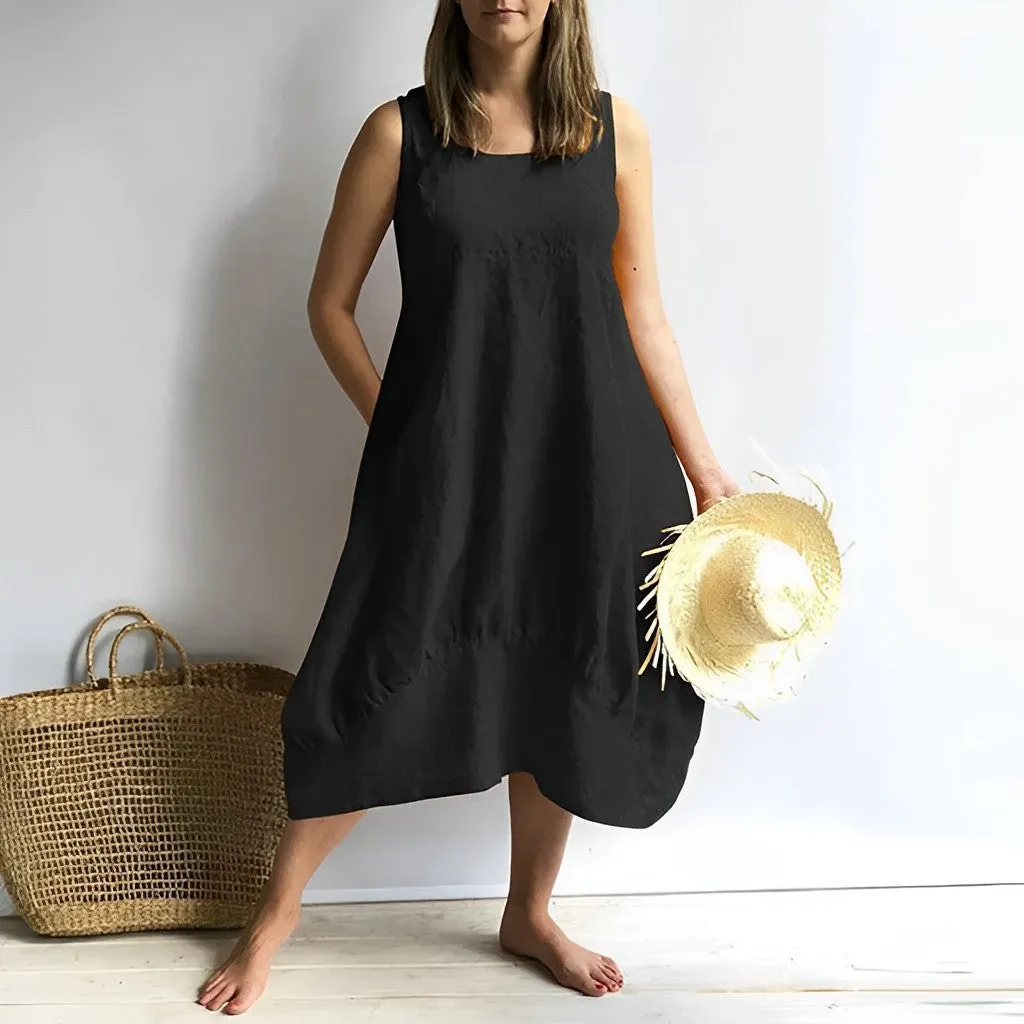 Olive® | Comfortable Summer Dress Without Sleeves