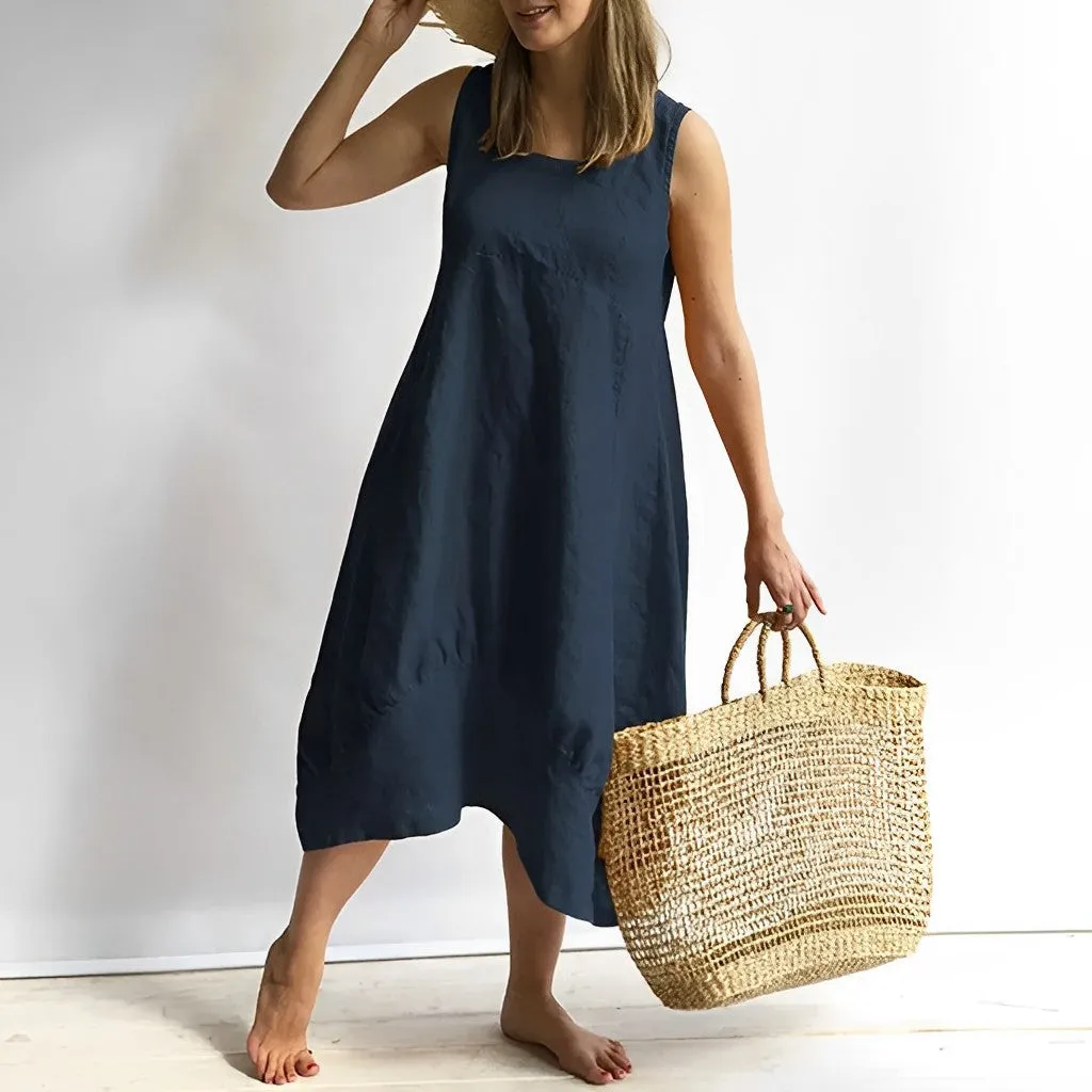 Olive® | Comfortable Summer Dress Without Sleeves
