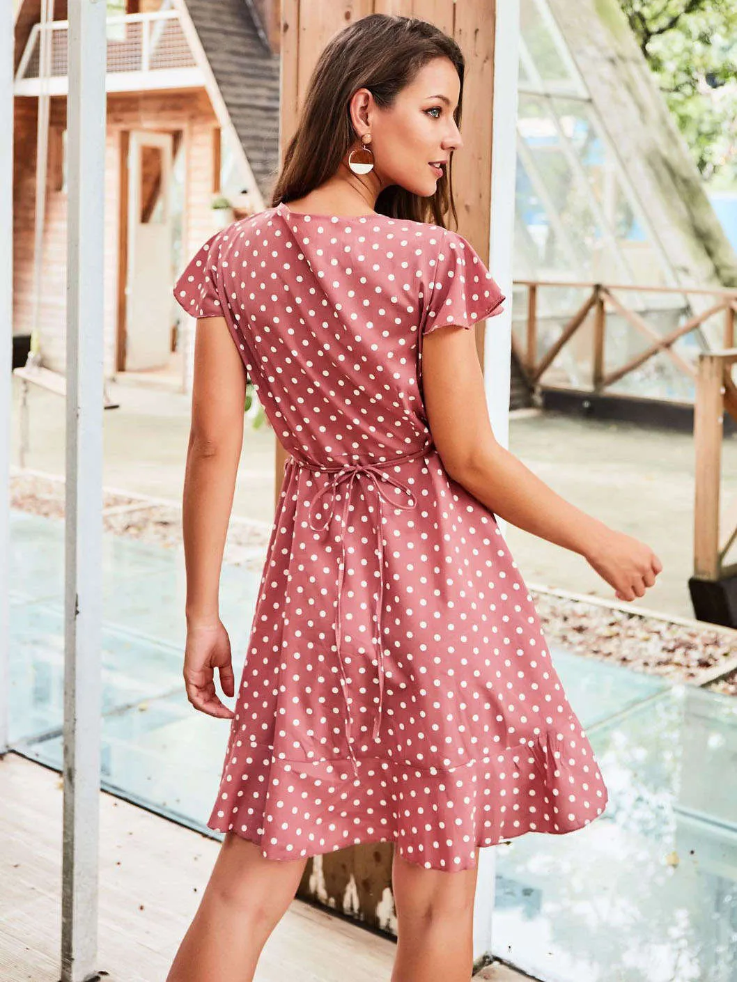 Original Design Women's Temperament Dress Polka Dot Dress