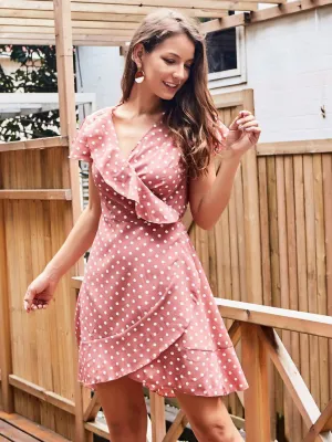 Original Design Women's Temperament Dress Polka Dot Dress