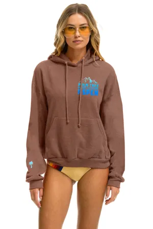 PALM TREE FESTIVAL ASPEN 2025 PULLOVER HOODIE RELAXED - BROWN