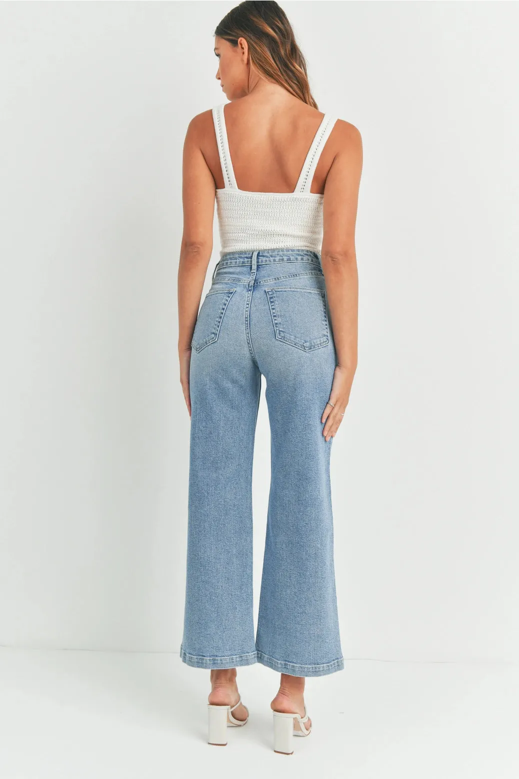 Patch Pocket Wide Leg Light