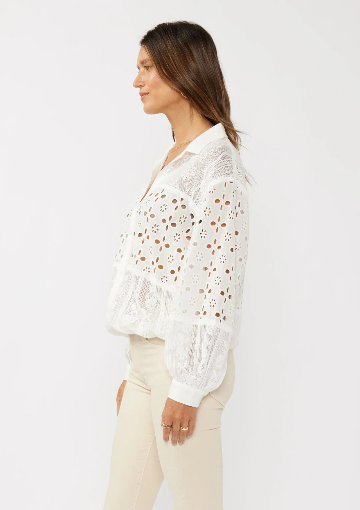 Patchwork Lace Shirt