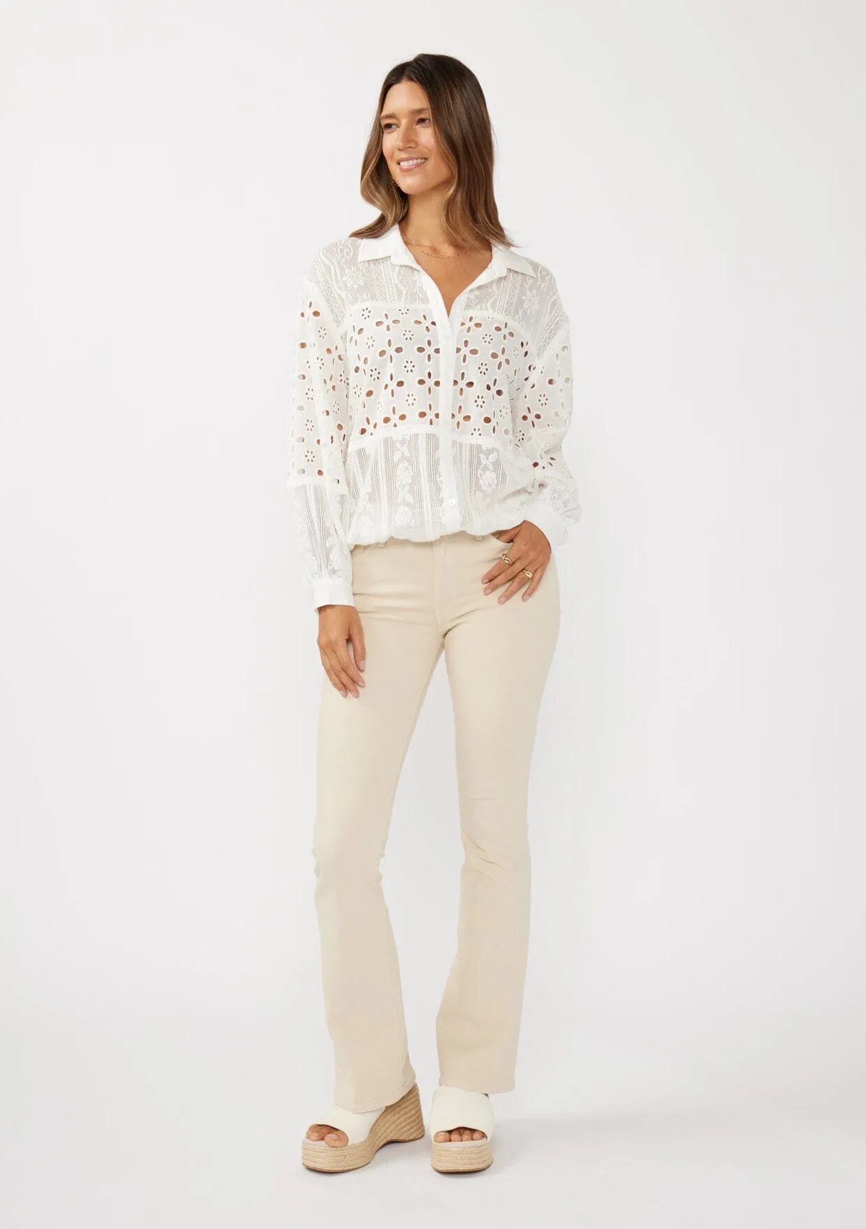 Patchwork Lace Shirt