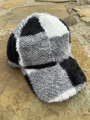 Plaid Fur Cap