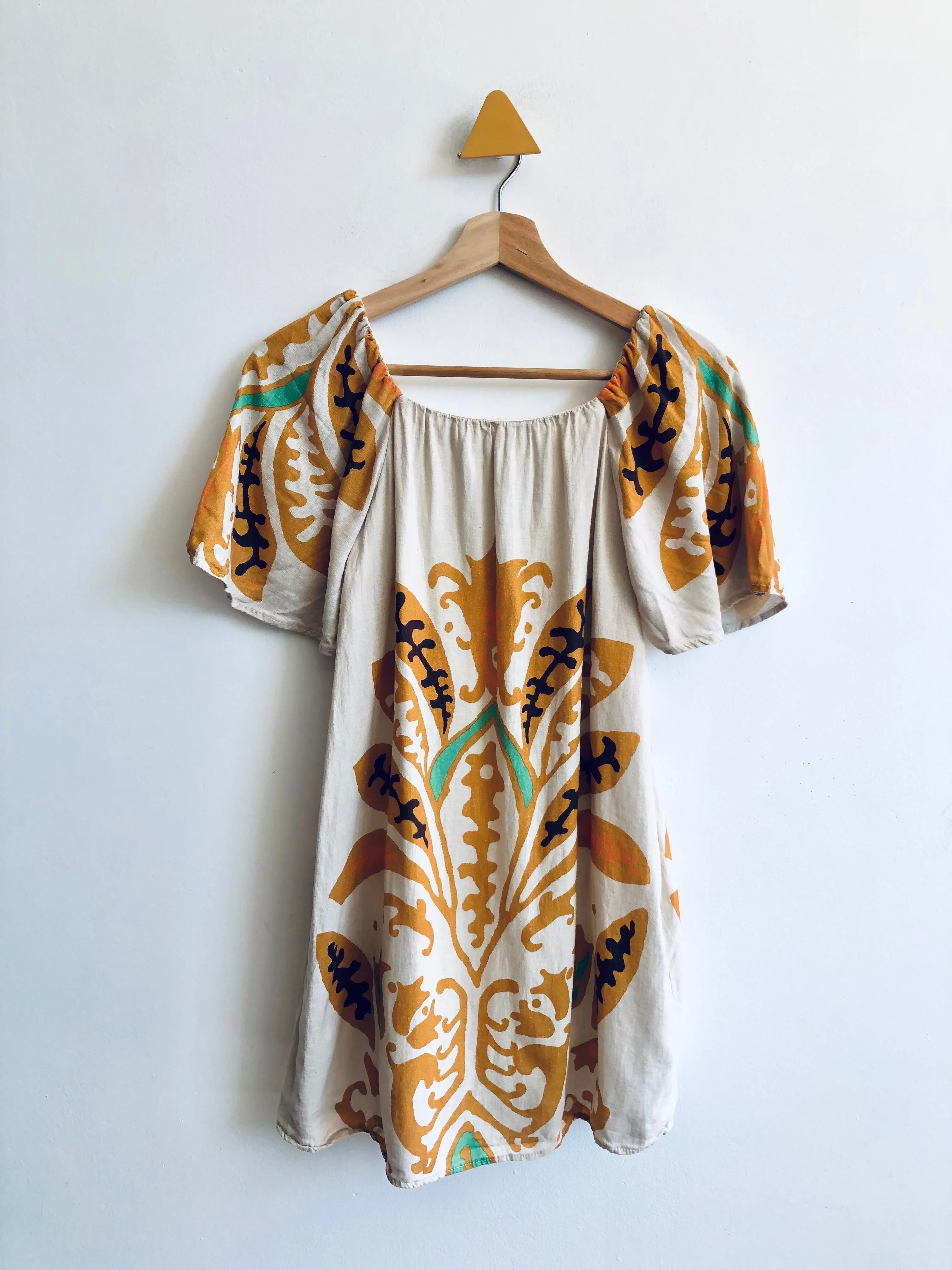 Plant Pattern Dress // 13-14Y