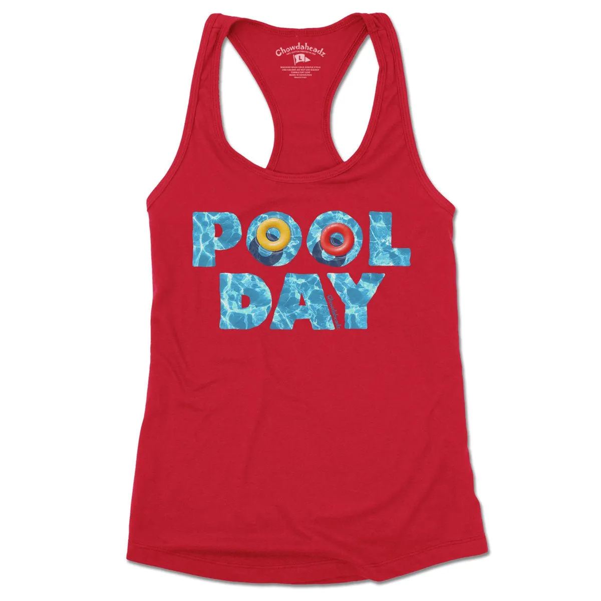 Pool Day Ladies Tank Top (3 Colors)