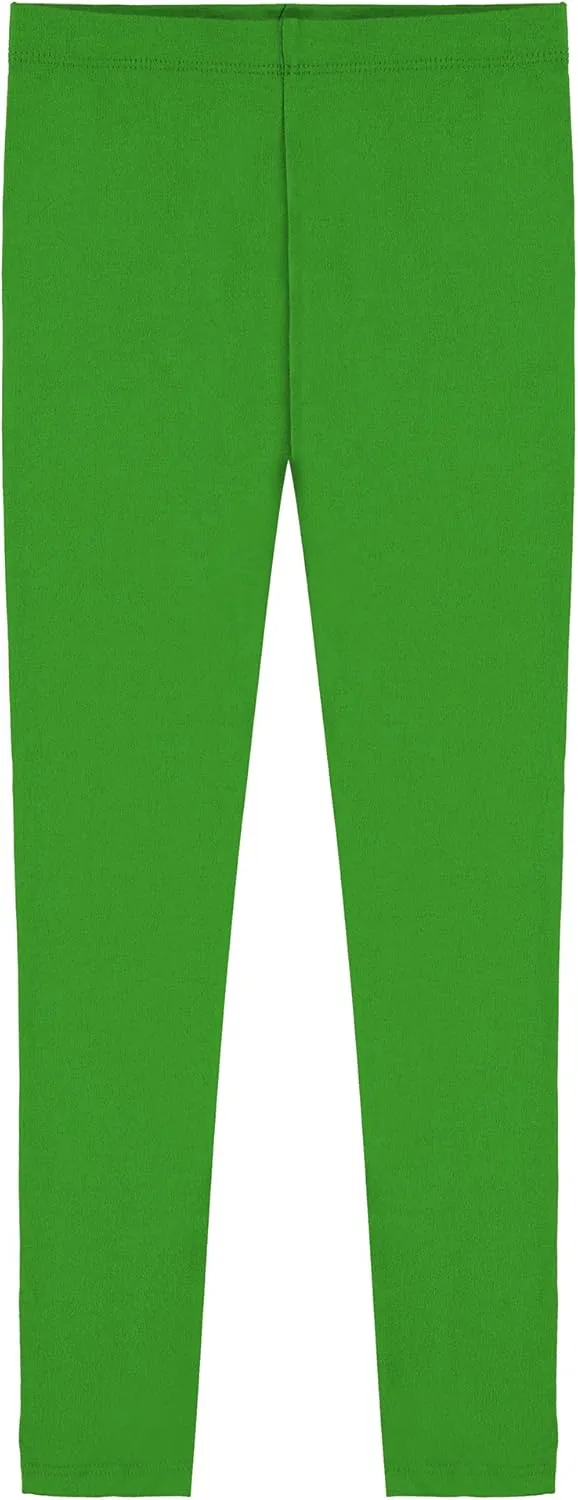 Popular Girls Leggings Ankle Length - Comfortable Leggings for Girls. Cotton Leggings Great for Softness and Breathability.
