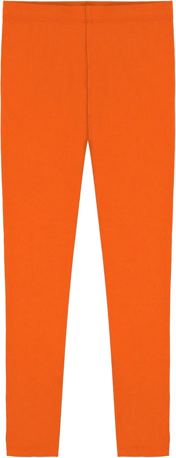 Popular Girls Leggings Ankle Length - Comfortable Leggings for Girls. Cotton Leggings Great for Softness and Breathability.
