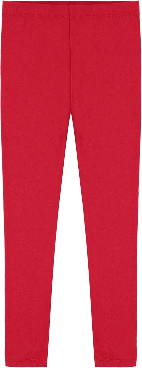 Popular Girls Leggings Ankle Length - Comfortable Leggings for Girls. Cotton Leggings Great for Softness and Breathability.