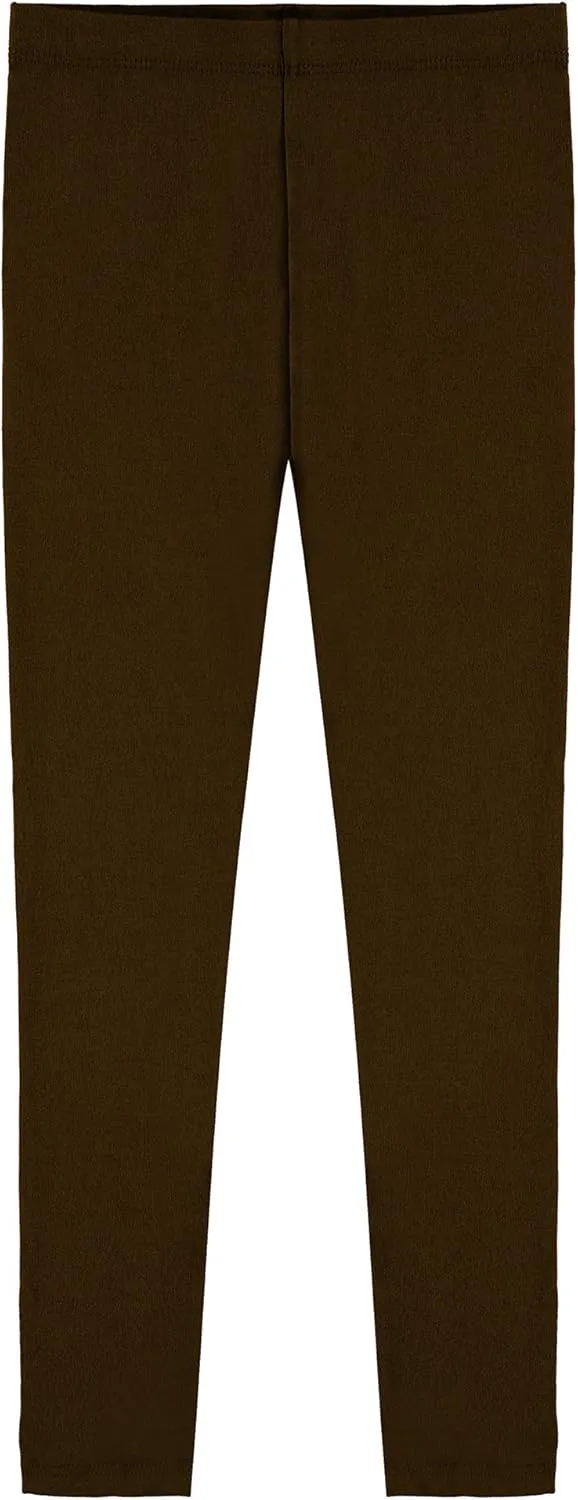 Popular Girls Leggings Ankle Length - Comfortable Leggings for Girls. Cotton Leggings Great for Softness and Breathability.