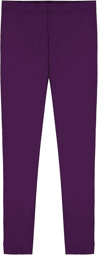 Popular Girls Leggings Ankle Length - Comfortable Leggings for Girls. Cotton Leggings Great for Softness and Breathability.