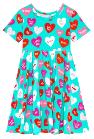 Posh Peanut Valerie S/S Basic Twirl Dress