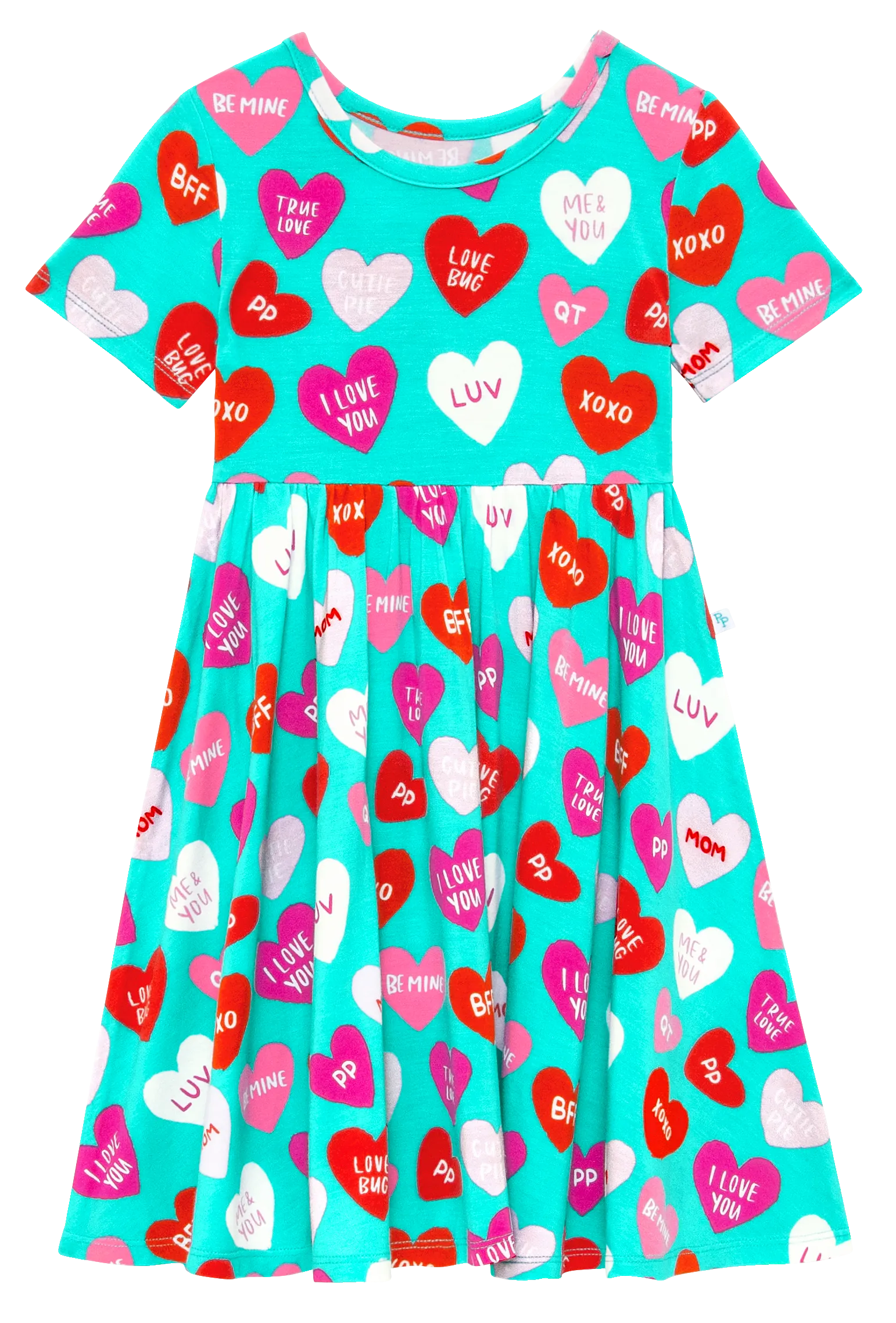 Posh Peanut Valerie S/S Basic Twirl Dress