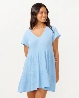 PREMIUM SURF DRESS - MID BLUE