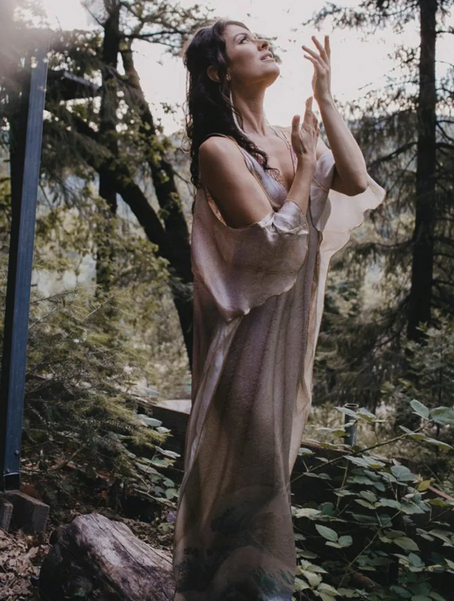 Priestess of the Light Open Sleve Dress