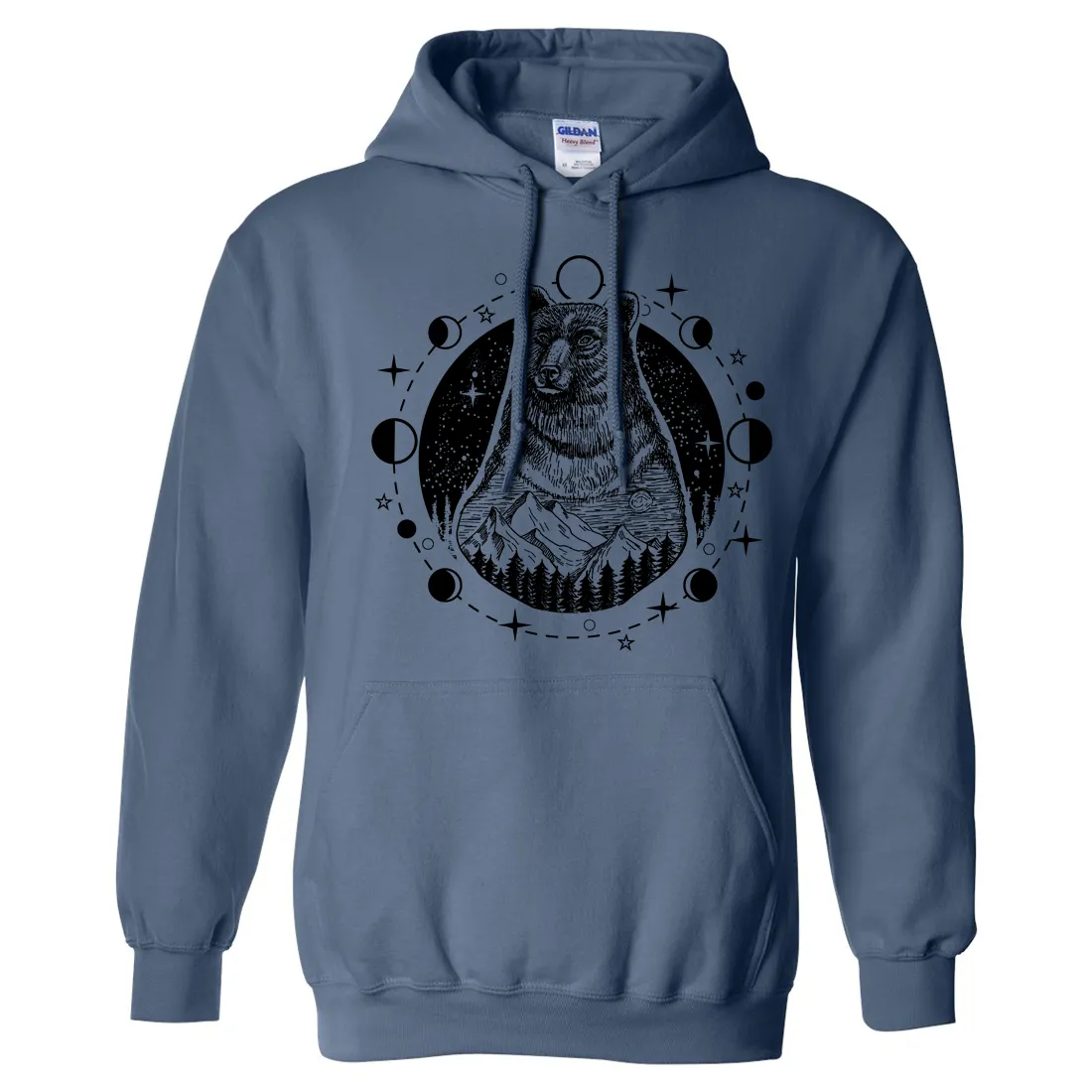 Psychic Moon Forest Grizzly Sweatshirt Hoodie