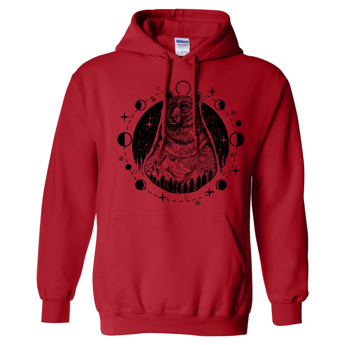 Psychic Moon Forest Grizzly Sweatshirt Hoodie