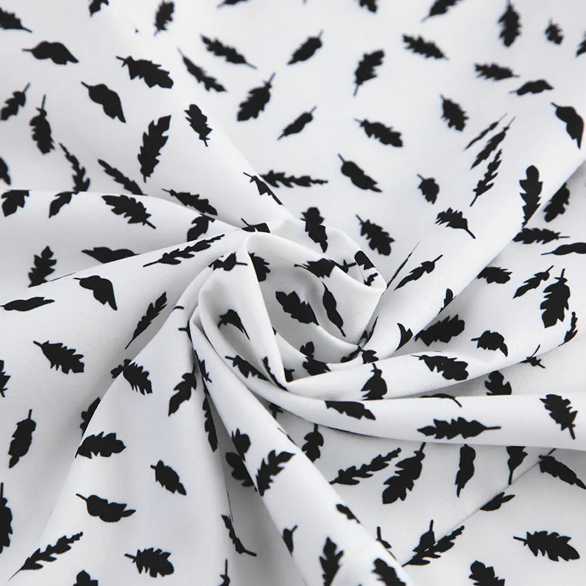 Puff Sleeve Square Collar Floral Vintage Midi Dresses