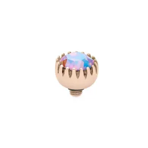 Qudo London 8mm Rose Gold Topper - Light Rose Shimmer