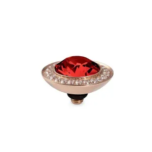Qudo Tondo Deluxe 13mm Rose Gold Topper - Light Siam