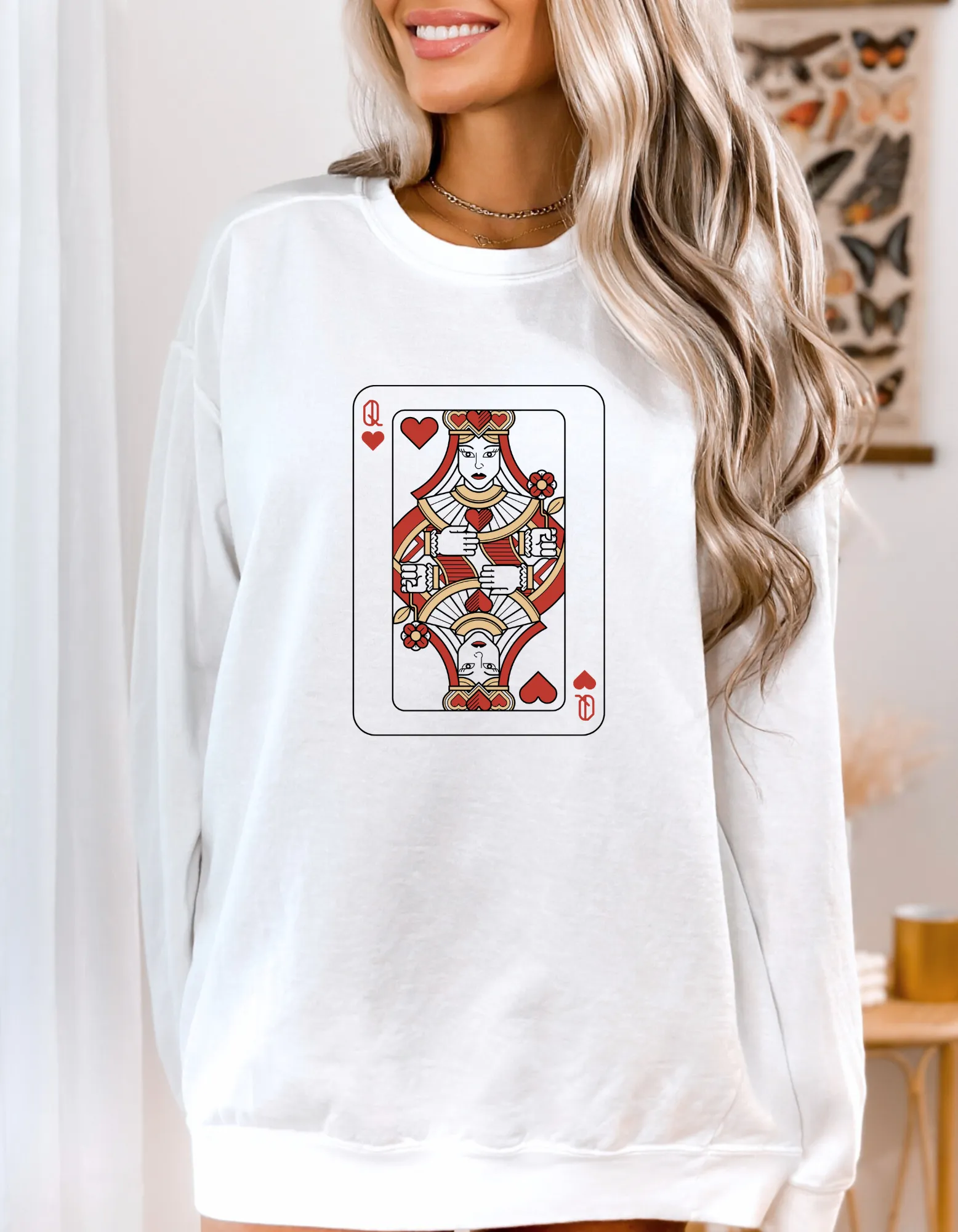 Queen of Hearts Sweatshirt